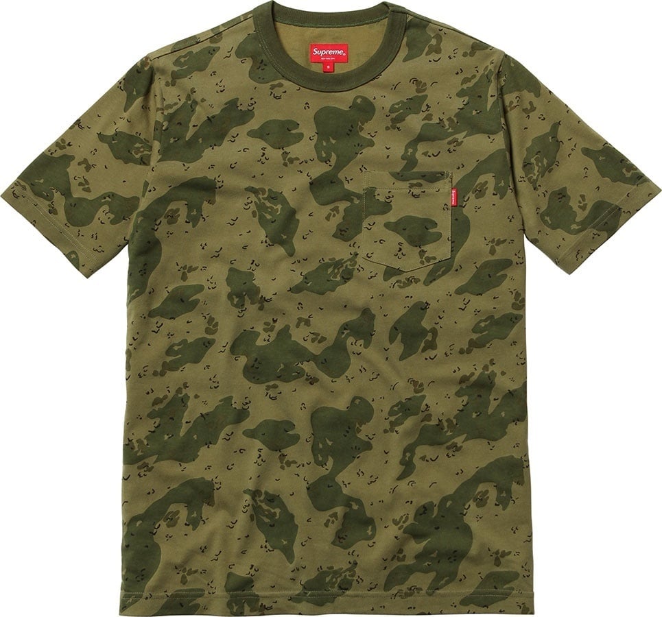S S Camo Pocket Tee